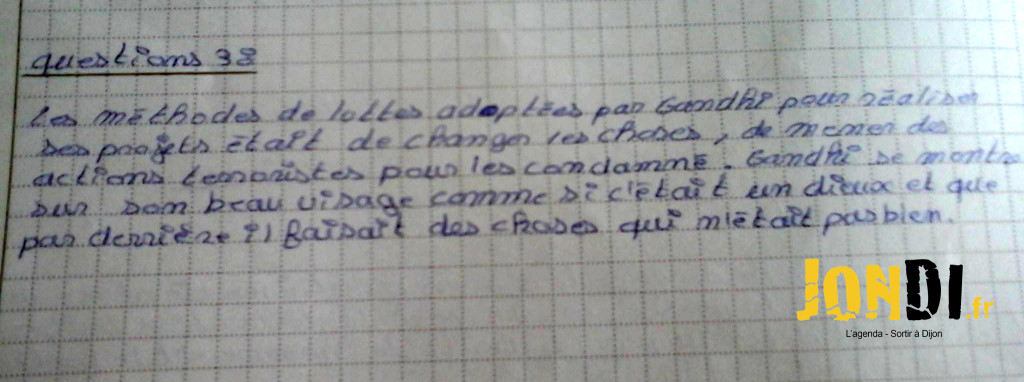 Gandhi, en fait, c'était un fourbe.