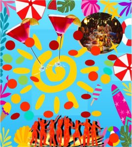 Soirée spéciale célibataires : vacances et confettis
