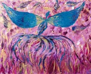 Vernissage de l&rsquo;expo du mois avec Katia Thibaut