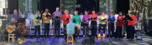Chant du Monde & Jazz avec le groupe vocal Mines de Rien et le trio Nouvelle Adresse