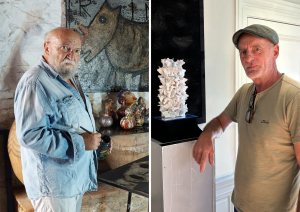 Vernissage de l&rsquo;exposition « L&rsquo;appel de la terre » des artistes Pepe Doñate et Belin