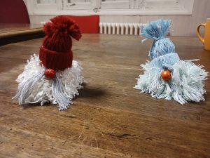 Atelier – Gnomes en laine