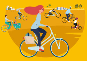 Mai à vélo