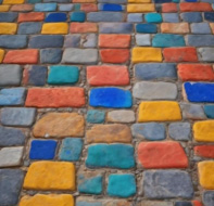 Animation pavés colorés