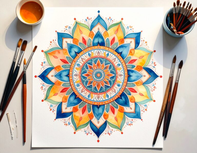 Aquarelles aux couleurs de l’Inde