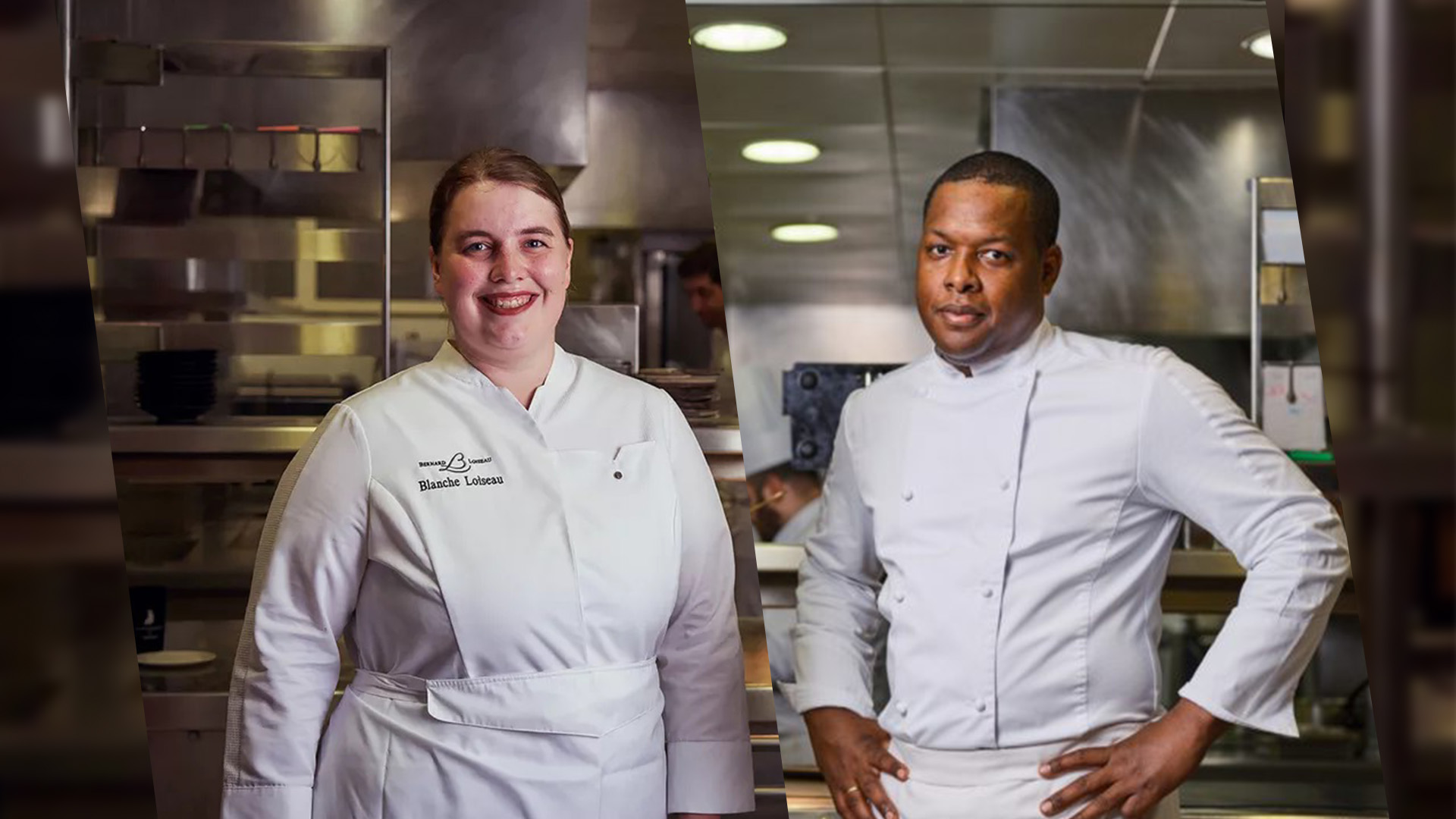 Dédicace avec les chefs Blanche Loiseau et Louis-Philippe Vigilant