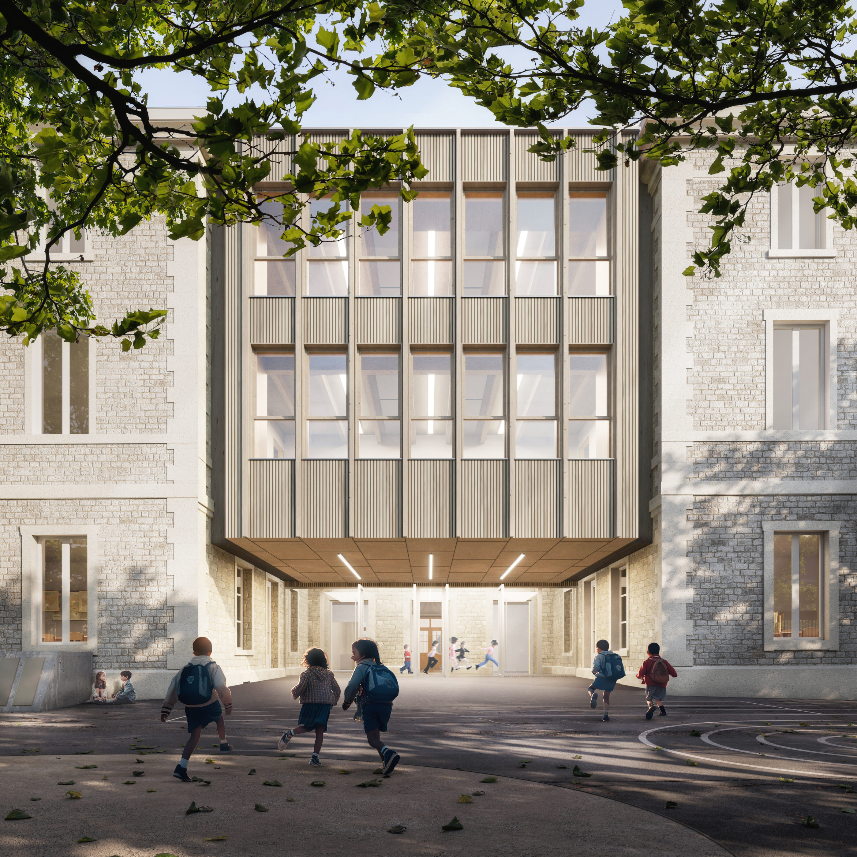 La rénovation de l&rsquo;école Joséphine Baker par RHB Architectes : du patrimoine architectural et enjeux contemporains
