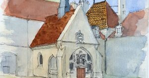Insolite – La chapelle Sainte-Croix en dessin