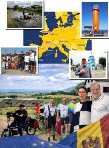 Voyages à travers l&rsquo;Europe à vélo solaire