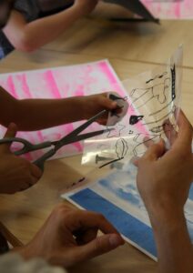 Atelier sérigraphie avec Lison Barrier