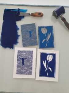 Atelier découverte linogravure – La Multiplothèque