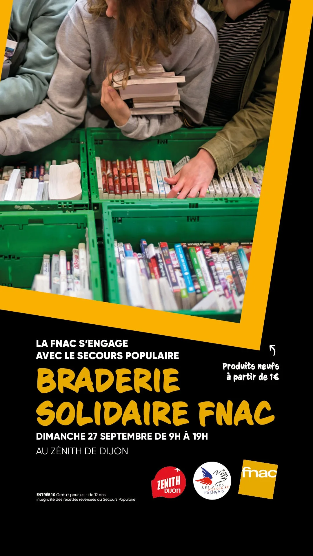 18e Braderie solidaire Fnac de Dijon