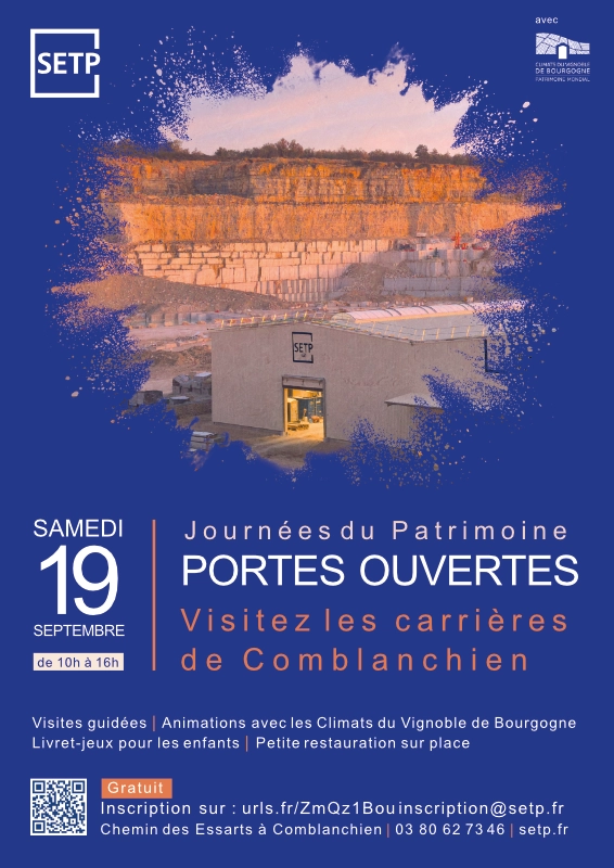 Carrière de Comblanchien ouverte pour les Journées du patrimoine 2026