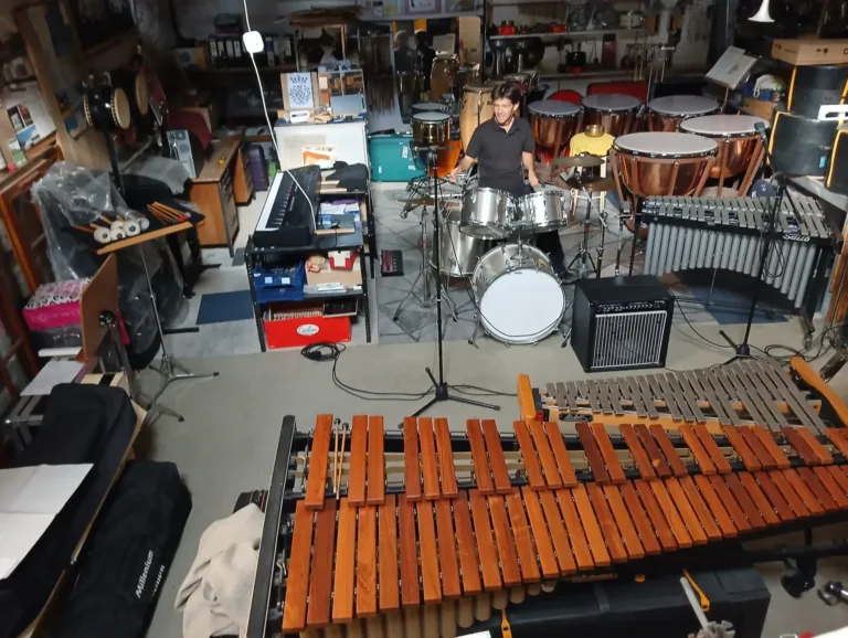 stage de batterie/percussions