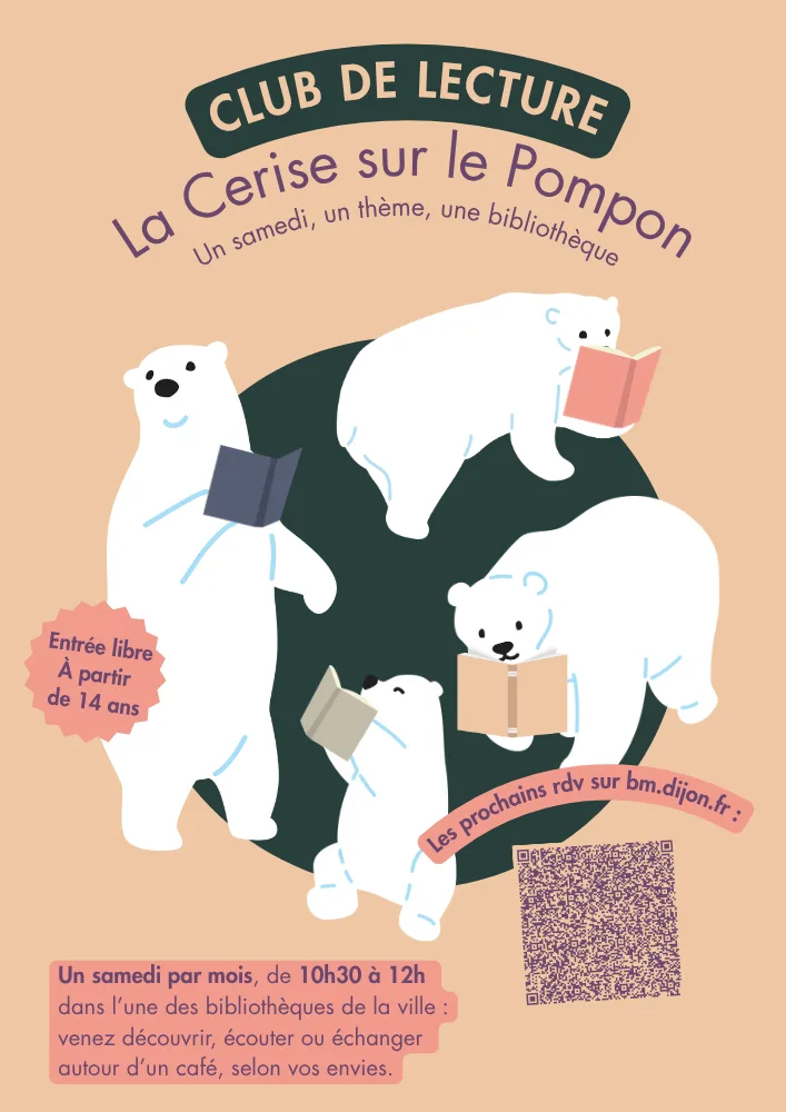 Club de la lecture de la bibliothèque : La cerise sur le Pompon
