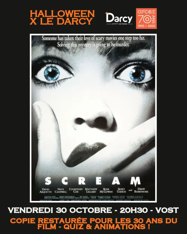 SÉANCE HALLOWEEN : « SCREAM » de Wes Craven (1996) – Animations & quiz