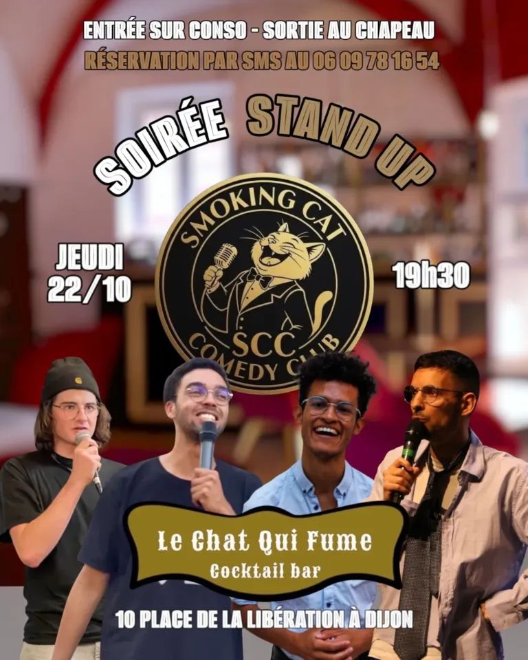 Soirée stand up au Chat qui Fume