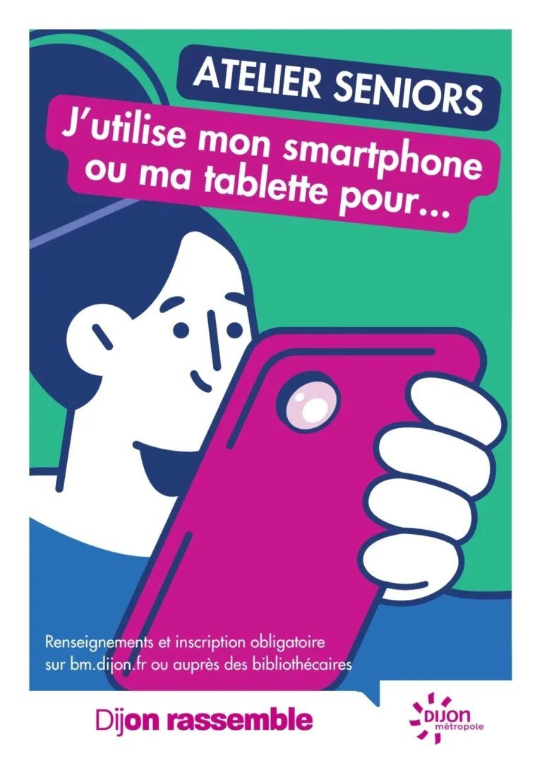 Ateliers numériques seniors : j’utilise mon smartphone ou ma tablette pour : lire des livres