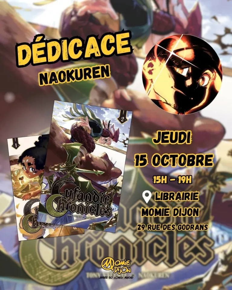 Dédicace de Naokuren à Momie Dijon !